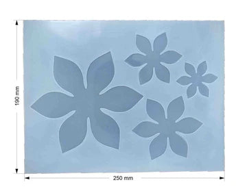 4 in 1 3D Flower Mould