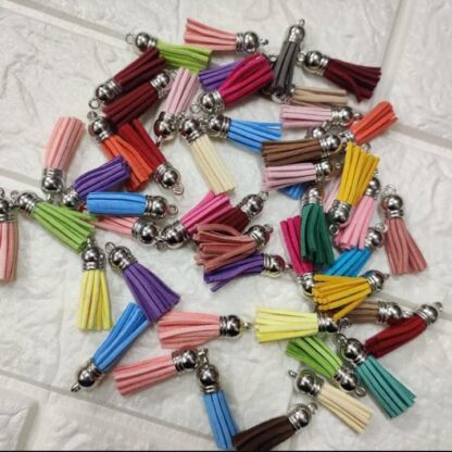 Small Leather Tassels (pack of 10)