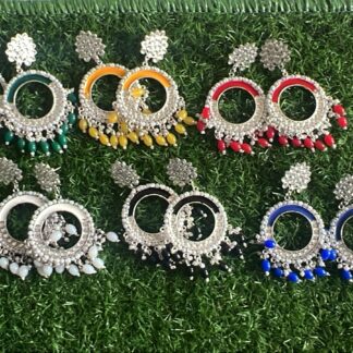 Pearl Jhumka Bezel