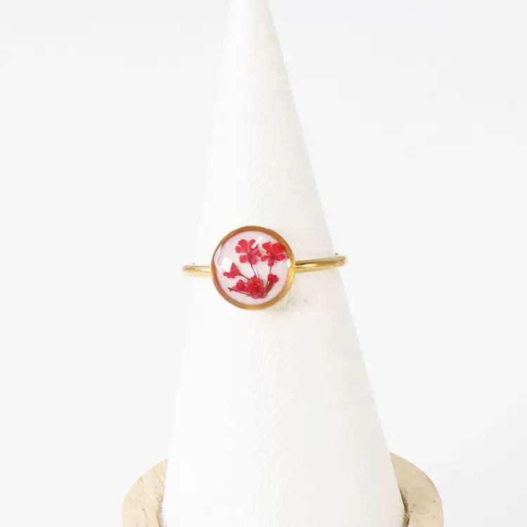 Crimson Whisper Ring