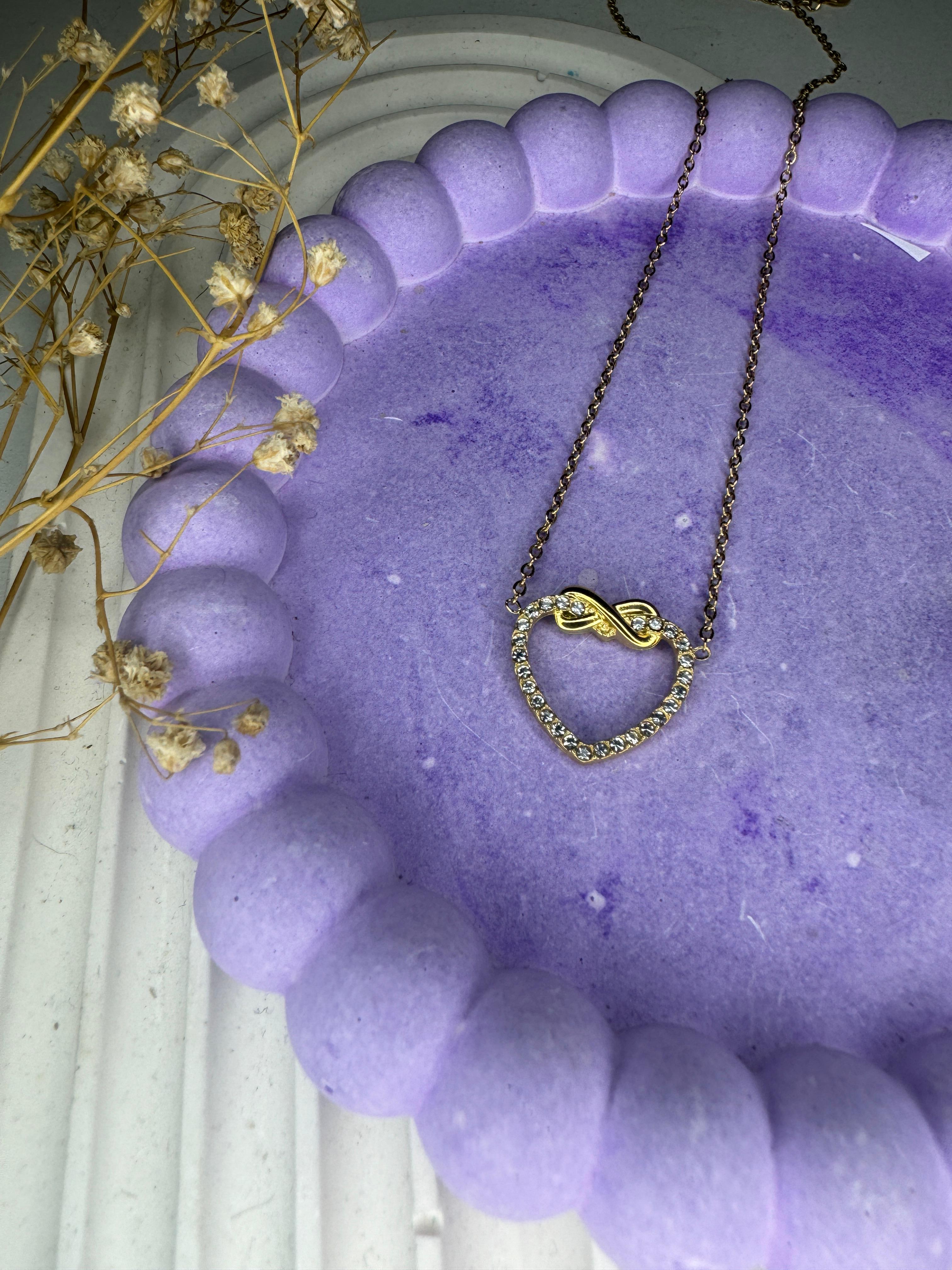 Crystal Embrace Heart Pendant