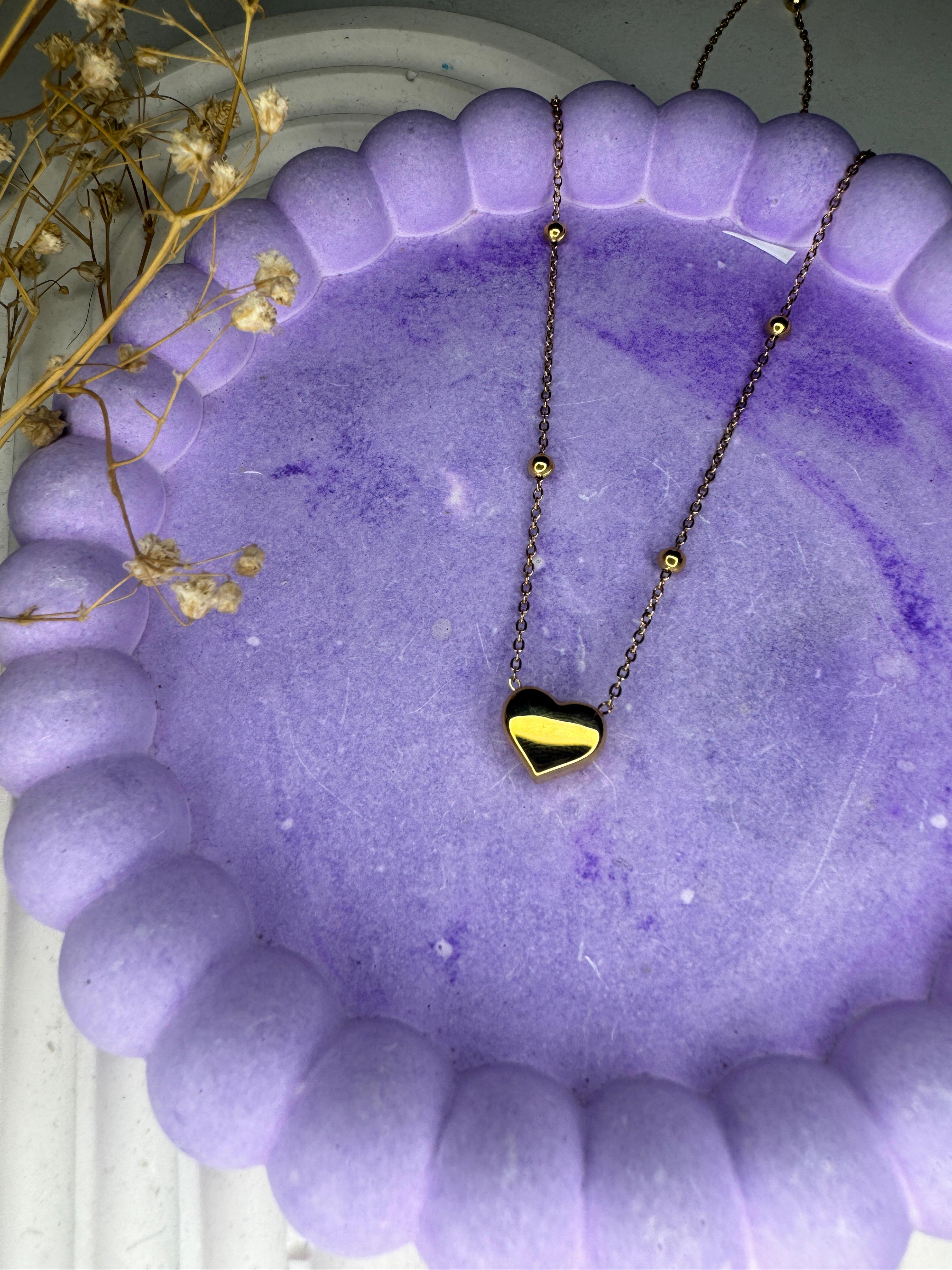 Minimal Heart Whisper Pendant