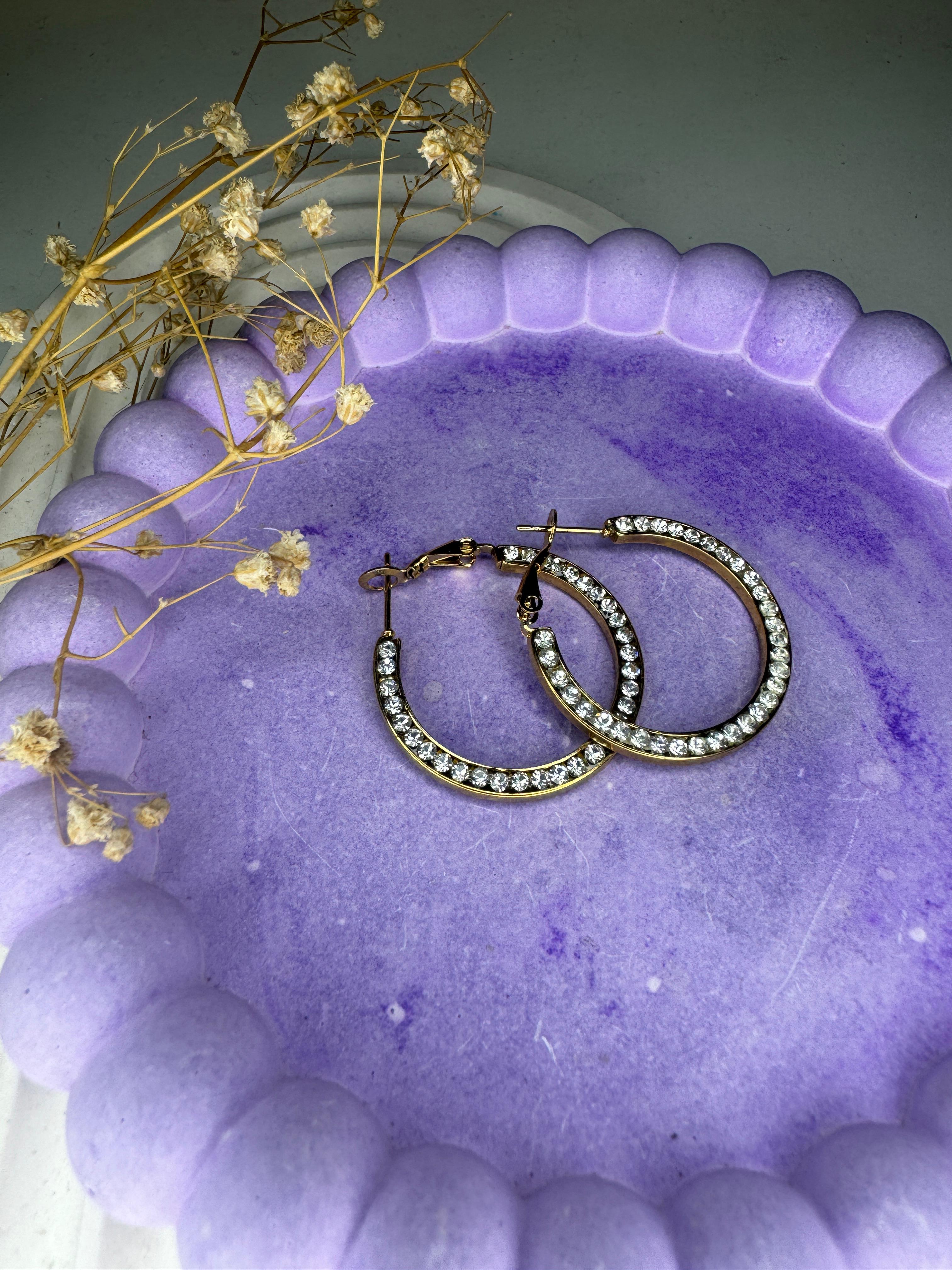 Radiant Circle Hoops