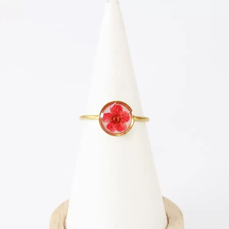 Red Bloom Ring