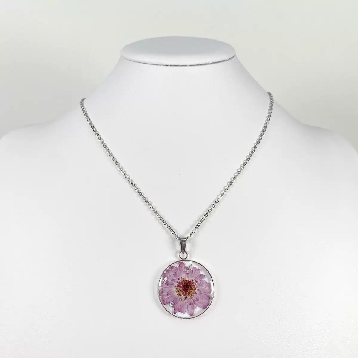 Lavender Halo Pendant