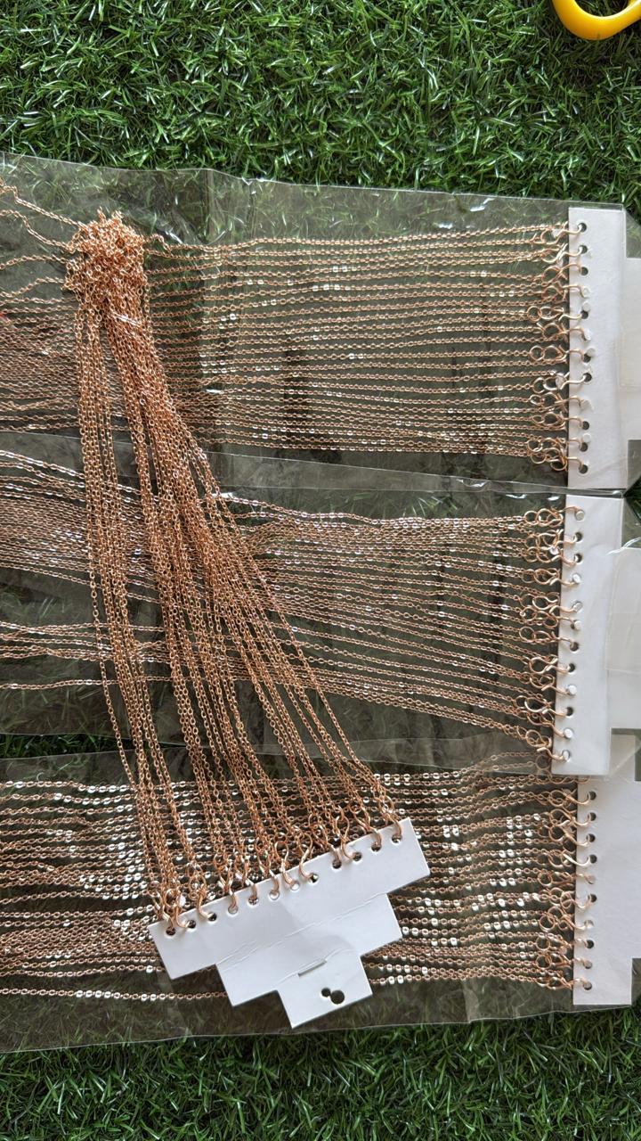 Rose Gold Anti tarnish Chains