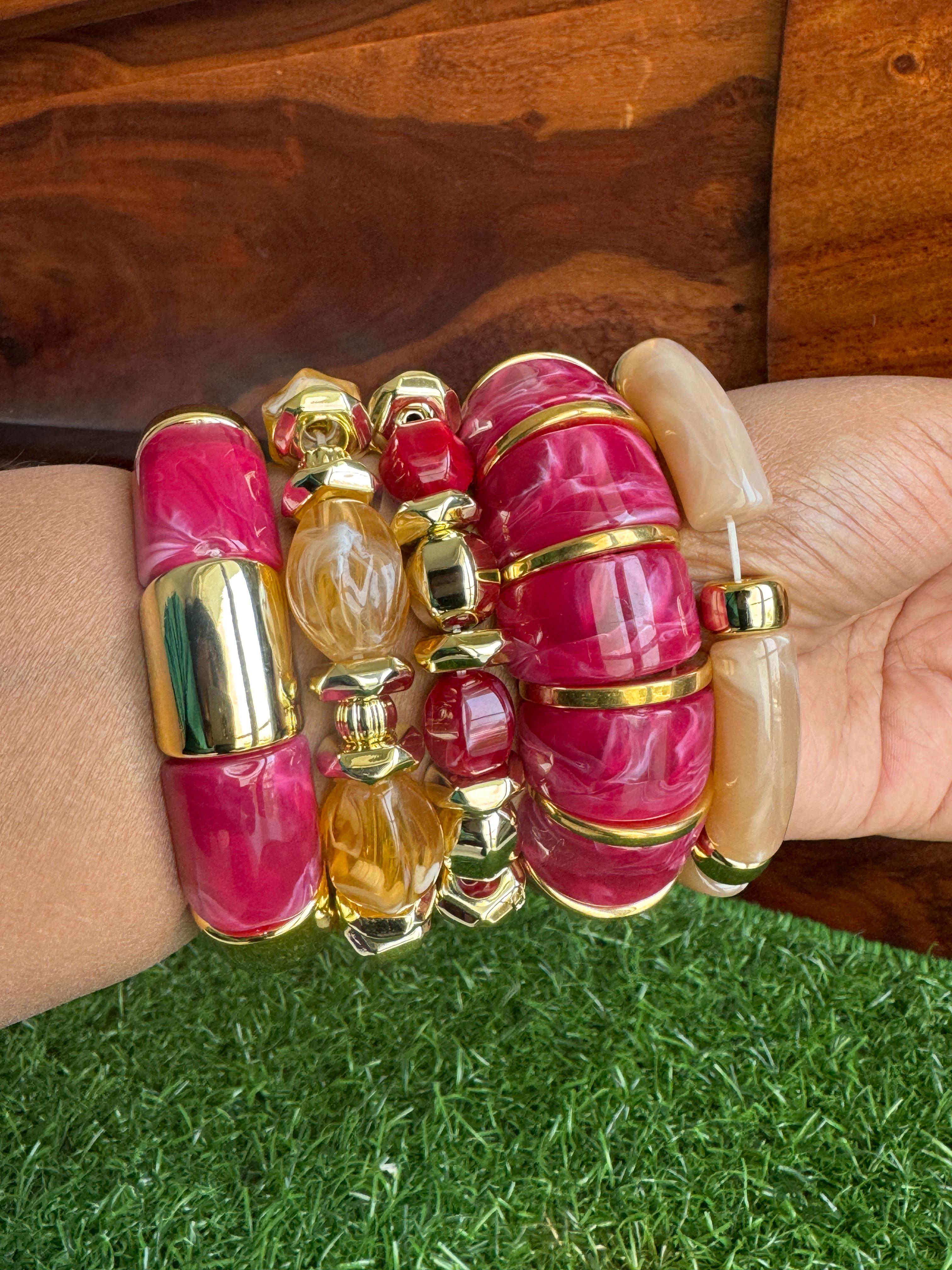 Blush Burgundy Stack