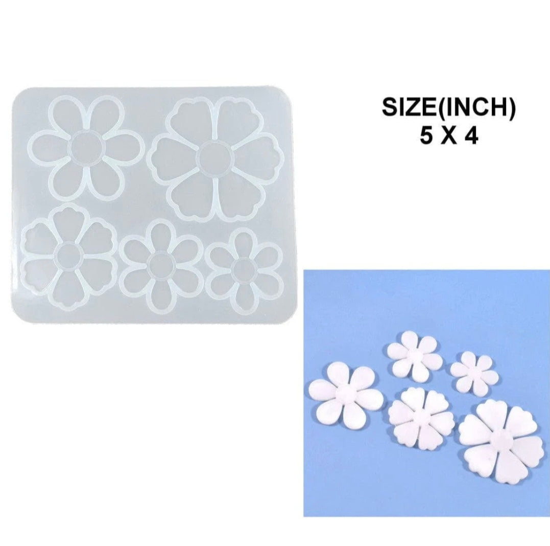 5 in 1 Flower Mould