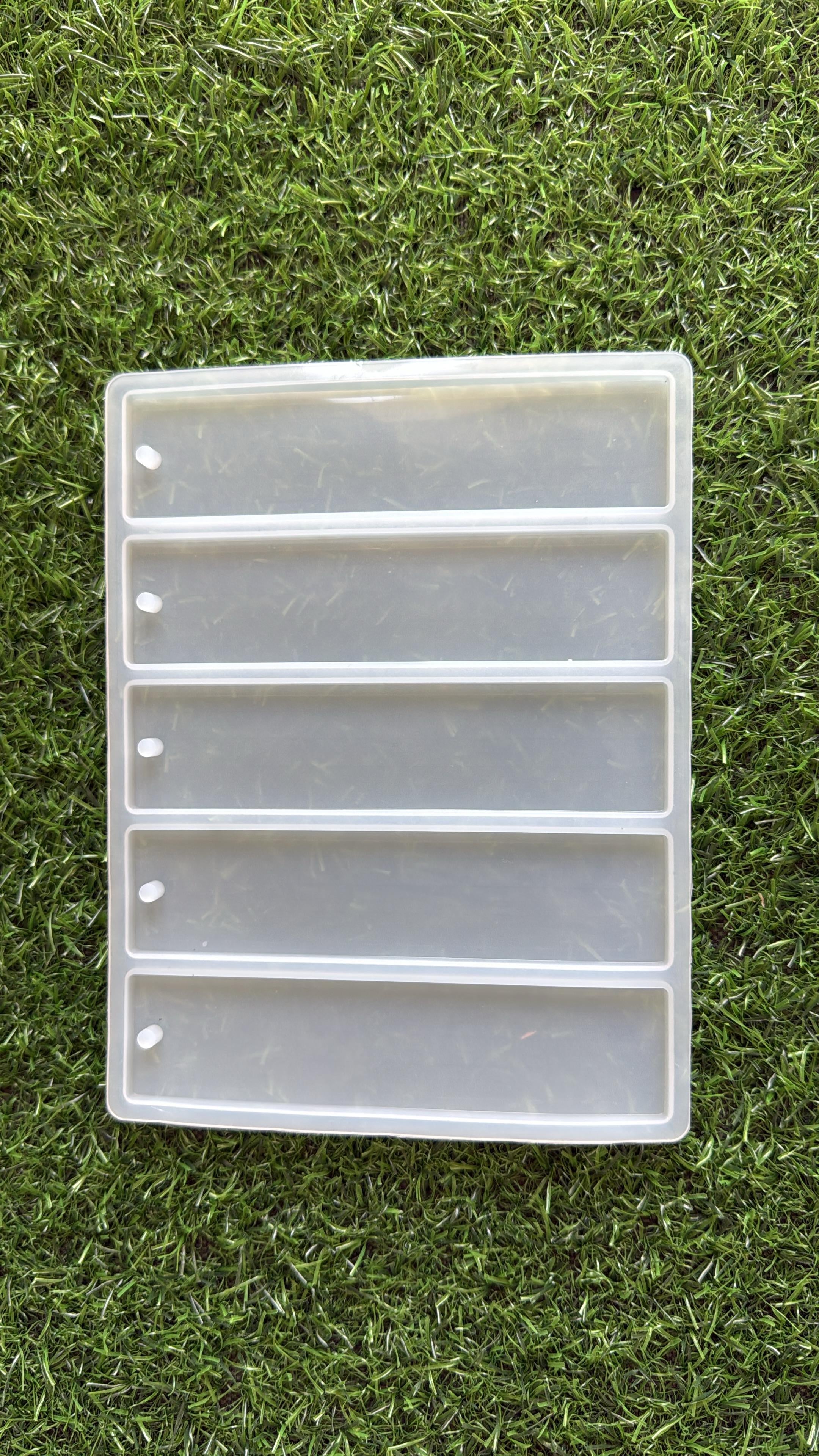 Rectangle  5 Cavity Bookmark Mould
