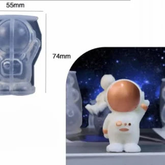 Astronaut candle Mould