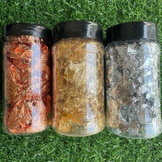 Flakes Copper, Golden, Silver