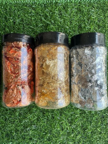 Flakes Copper, Golden, Silver