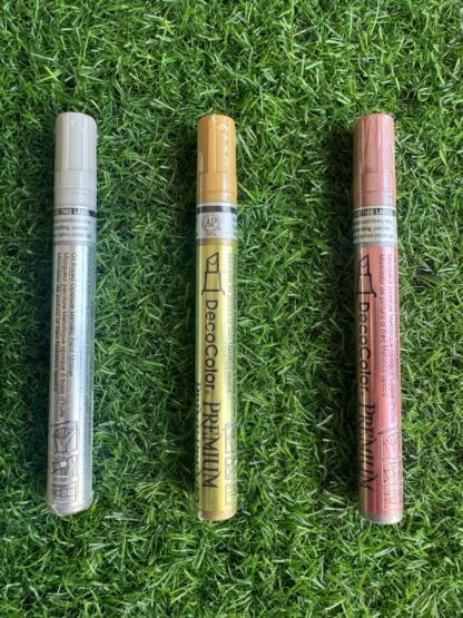 deco marker - silver,golden,copper