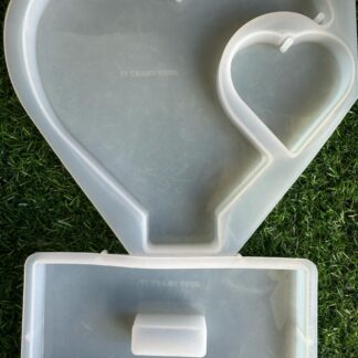 Dual Heart Frame with Stand Mould