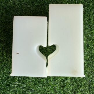Twin Heart Candle Mould
