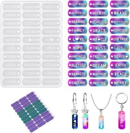 Words Pendant Mould - Image 2