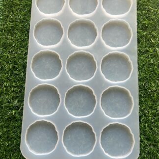 15 Agate Round Cavity Mould  2"