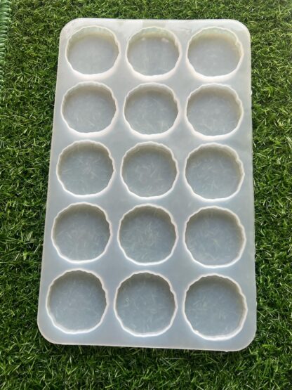 15 Agate Round Cavity Mould  2"
