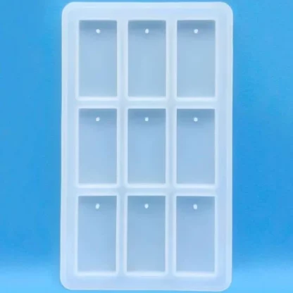 9 in 1 Rectangle Keychain Mould