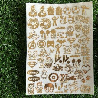 Rakhi Metallic Sticker Sheet 3 - A6