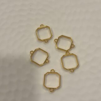 Square Rakhi Bezel - Set of 5pcs