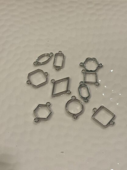 Silver Rakhi Bezel - Set of 10pcs