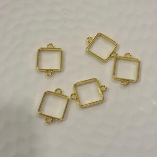 Square Rakhi Bezel - Set of 5pcs