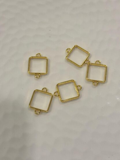 Square Rakhi Bezel - Set of 5pcs
