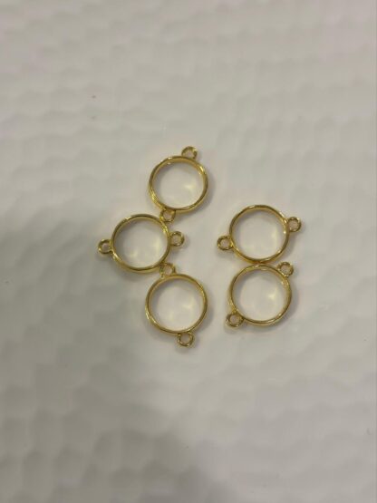 Round Rakhi Bezel - Set of 5pcs