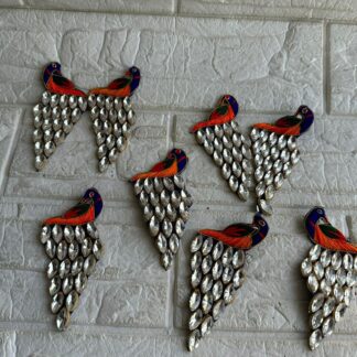 Peacock Embellishment - comes in pair