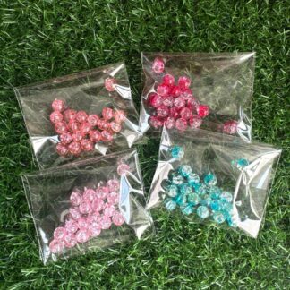 Crackle Beads - Pack of 4 (20 beads)
