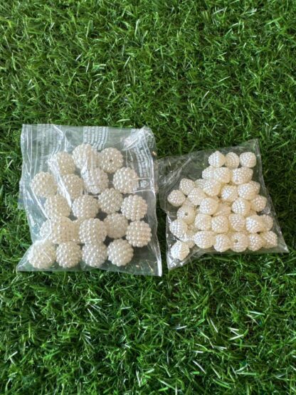 White Rakhi Beads
