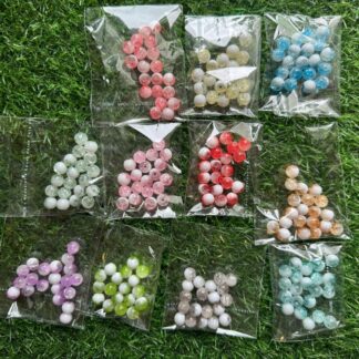 Crackle Beads - Pack of 20
