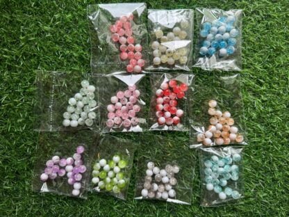 Crackle Beads - Pack of 20