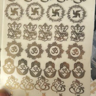 Rakhi Metallic Sticker Sheet 8