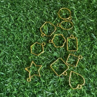 Gold Pendant Bezel - Set Of 10