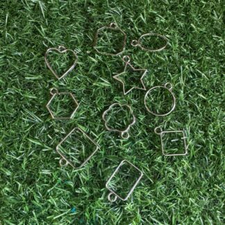 Silver Pendant Bezel - Set Of 10