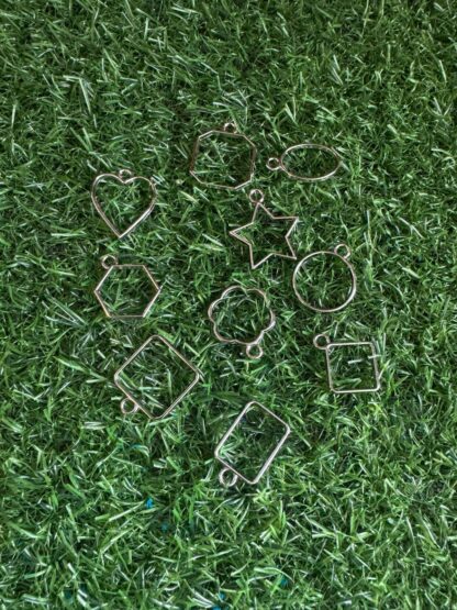 Silver Pendant Bezel - Set Of 10