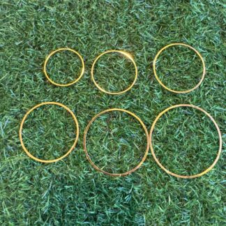 Gold Open Bezel - Set of 6