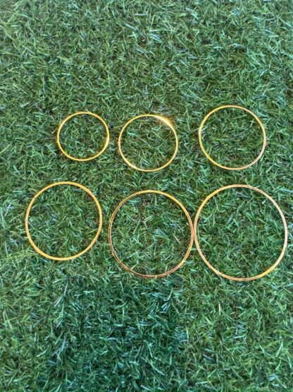 Gold Open Bezel - Set of 6