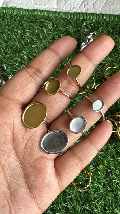 Oval Ring Bezel - Anti Tarnish