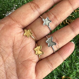 Star And Butterfly Ring Bezel