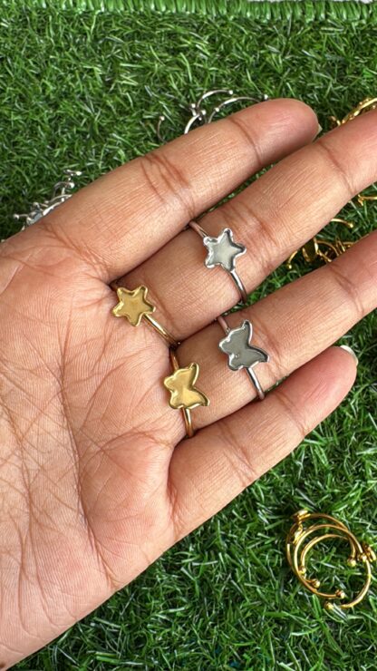 Star And Butterfly Ring Bezel