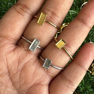 Mini Rectangle Ring Bezel