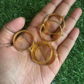 Round Bezel - Gold (Pack Of 5)