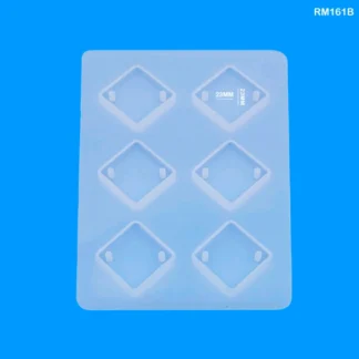 6 Cavity Diamond Rakhi Mould