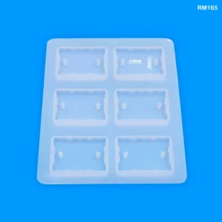 6 Cavity Agate Rectangle Rakhi Mould