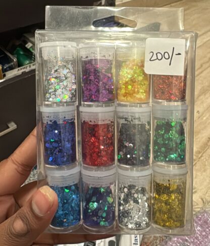 Mix Hexagonal Chunks - 12 Colours