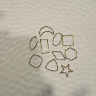 Gold Open Bezel - Set of 10