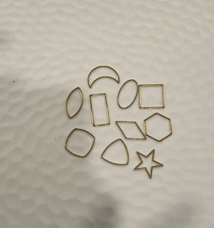 Gold Open Bezel - Set of 10